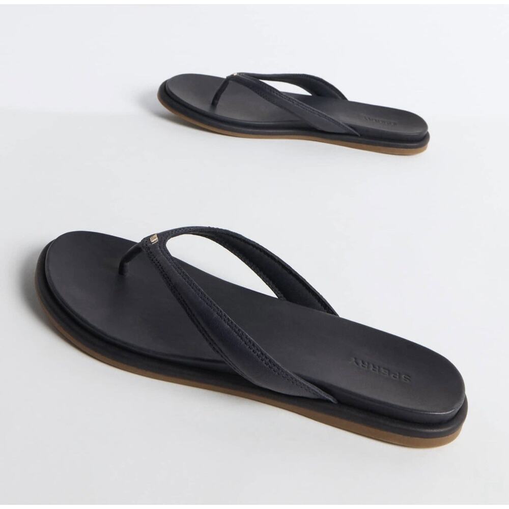 SPERRY Isla Thong Navy Women Sandals Size 6